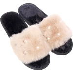 Тапочки женские домашние «DALIA», цвет бежевый, р-р 38-39