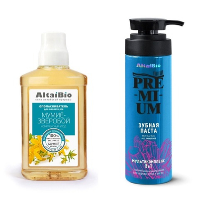 Набор Комплексный уход за зубами, AltaiBio