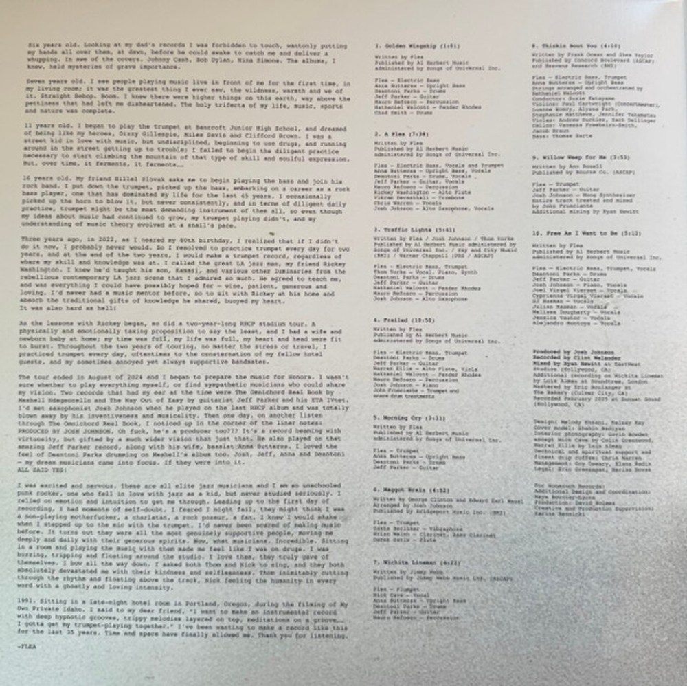 Flea / Honora (Limited Edition)(Coloured Vinyl)(2LP)