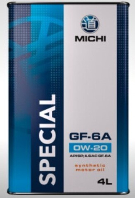 Масло моторное MICHI SPECIAL 0W-20 GF-6A 4л