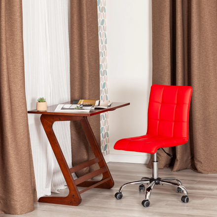 Zero Кресло офисное (красный кожзам)