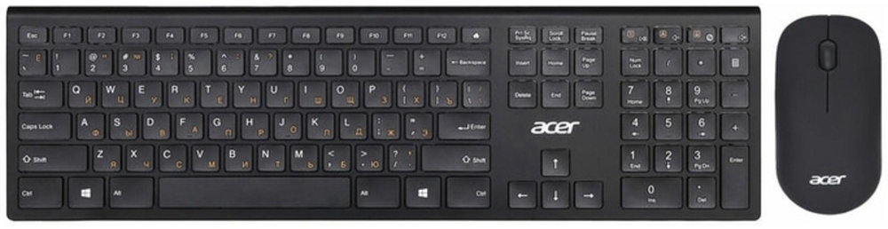 Клавиатура Acer OKR030 черный + мышь