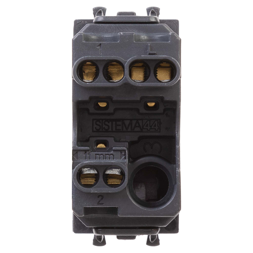 Переключатель модульный, "Avanti", "Черный квадрат", 1 модуль