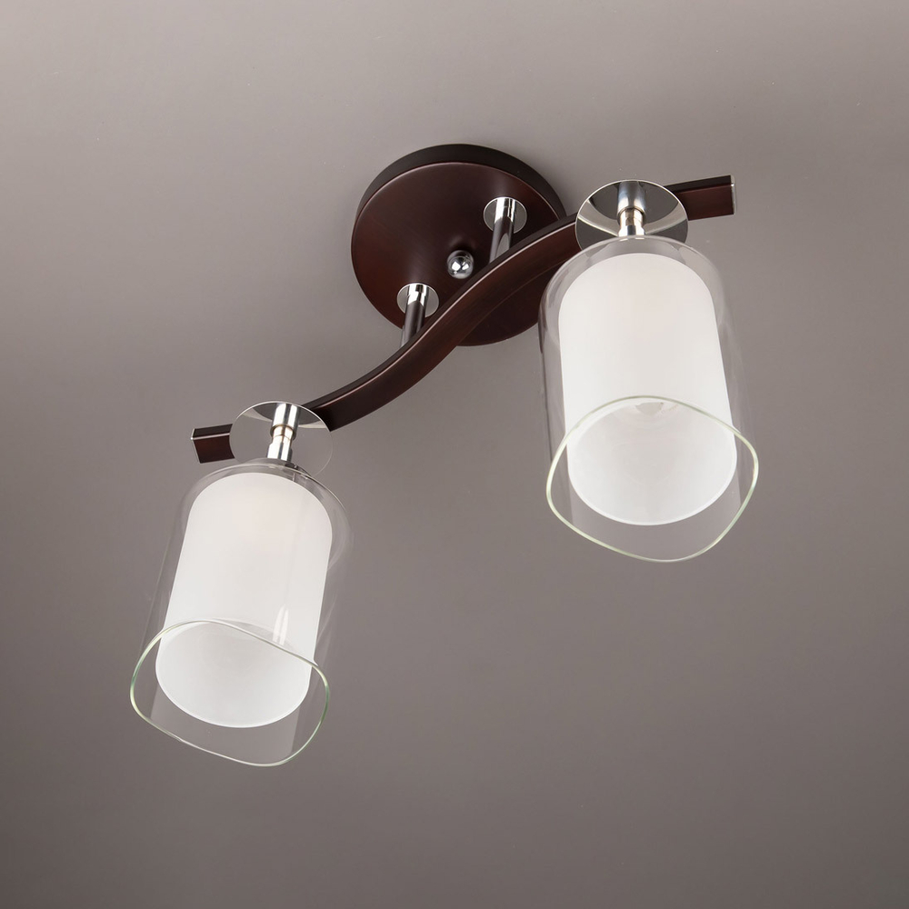 Citilux Фортуна CL156122 Люстра с поворотными плафонами Венге Хром