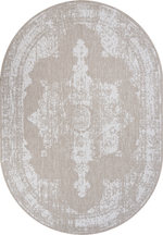 Ковер S129 - BEIGE - Овал - коллекция KAIR размер 120*170 см