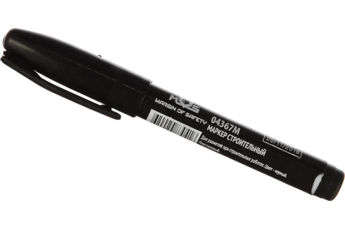 04367М Маркер перманентный строительный, черный MOS