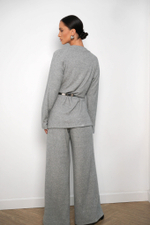 Lilit брюки из шерсти в сером