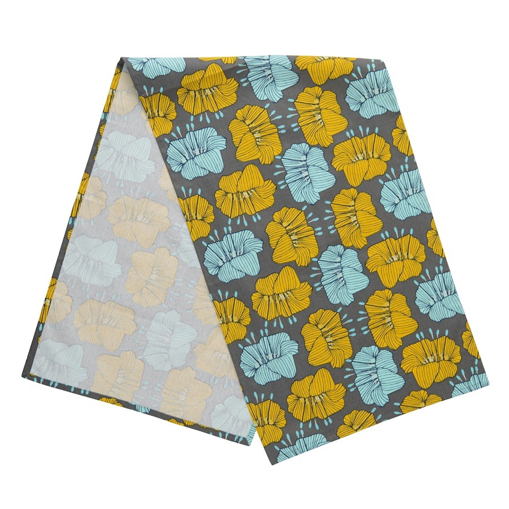 Дорожка на стол 45х150 Tkano Prairie серая TK20-TR0007