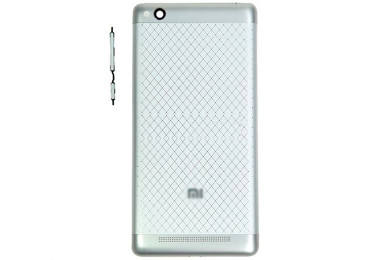 Задняя крышка для Xiaomi Redmi 3 серебристая