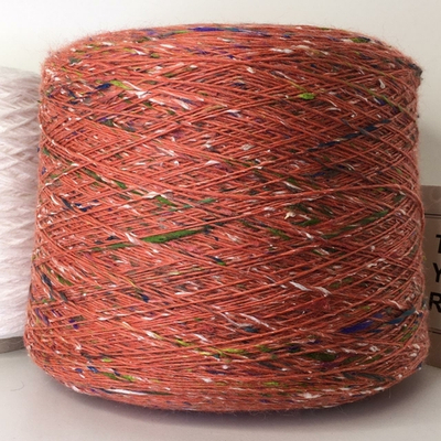 Твид Paella Smarties - Pecci Filati; 15% шелк, 20% альпака, 65% меринос; 350м/100г; col. 16011, цвет: оранжевый;