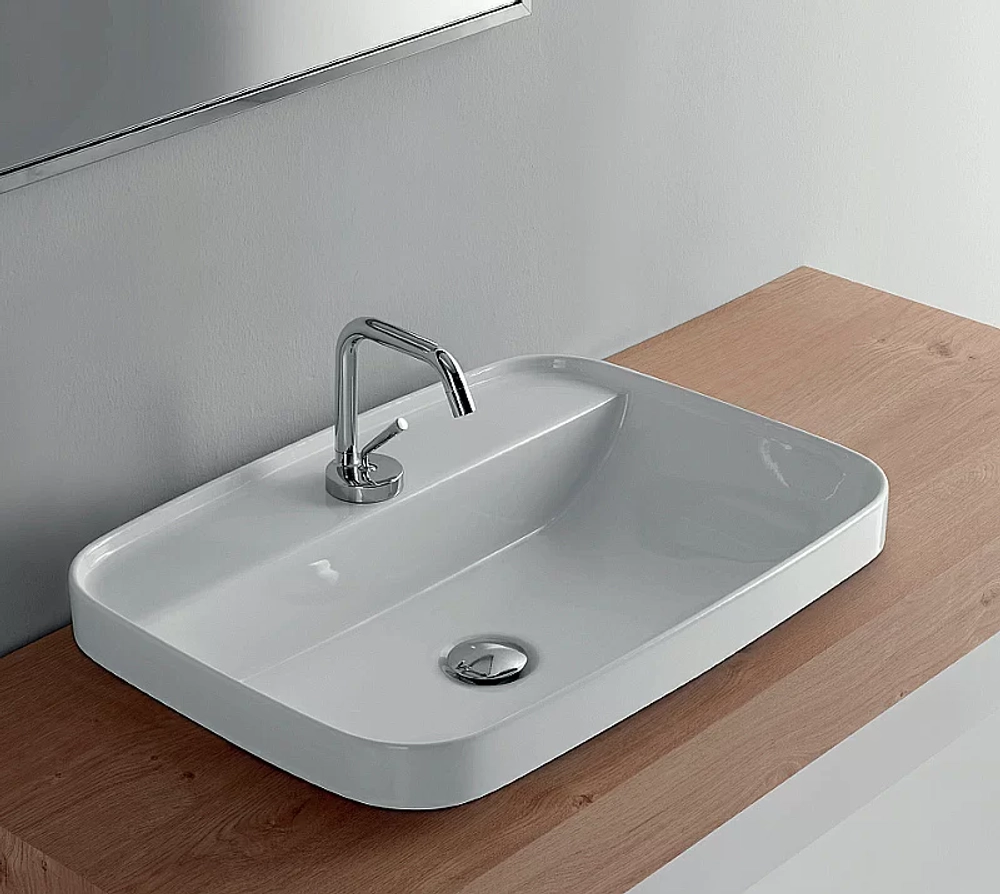 Раковина Kerasan Tribeca 60 514201bi*1 белая