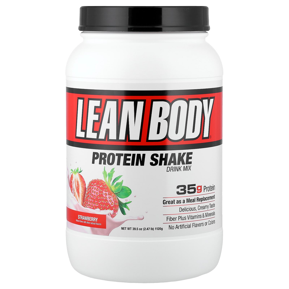 Labrada Nutrition, Lean Body®, протеиновая смесь для приготовления коктейля, клубника, 1120 г (2,47 фунта)