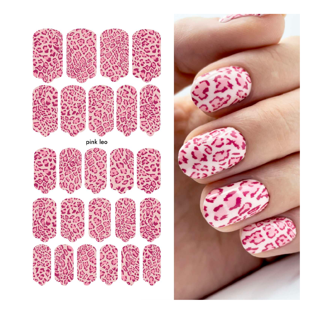 Пленки для маникюра Provocative Nails pink leo