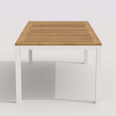 Стол обеденный Ideal Patio ТЕЛЛА  из тика 220x100 белый