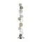 5416/68FL L-VISION ODL_EX23 155 хром/разноцветный металл/стекло Торшер LED 68W 4000K CARAMELLA