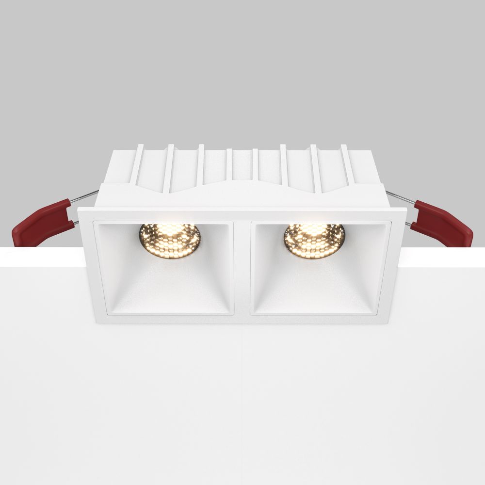 Модульный встраиваемый светодиодный светильник Maytoni Alfa LED DL043-02-10W3K-SQ-W