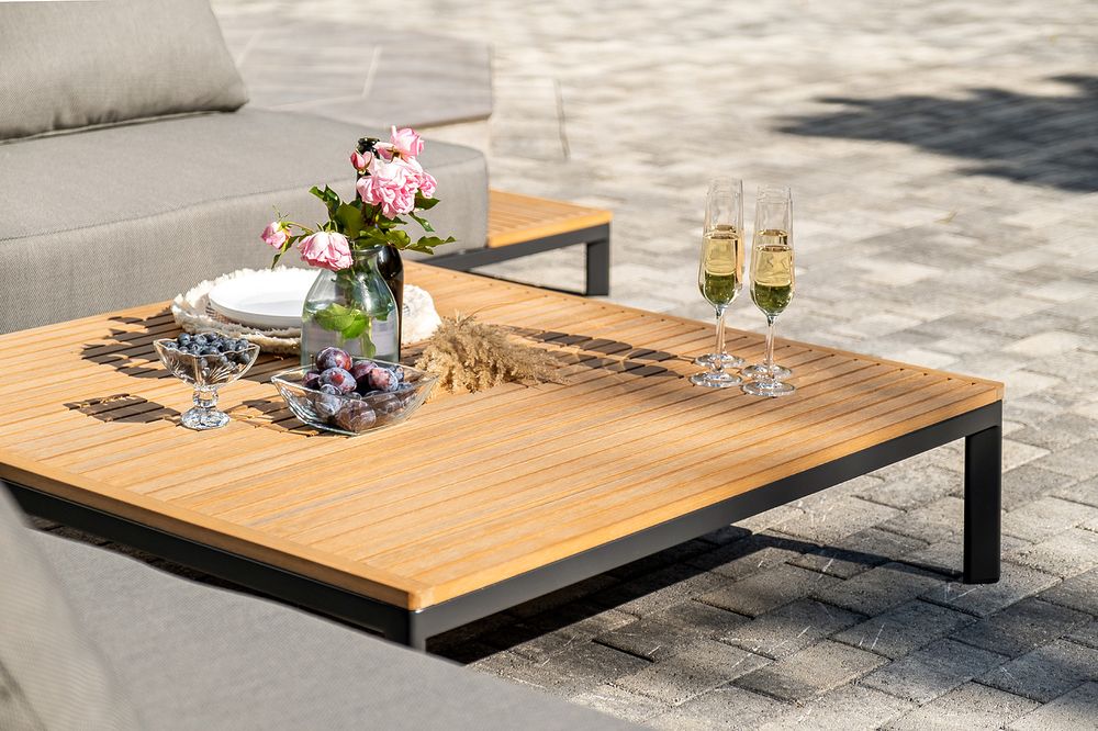 "Амальфи" трансформирующаяся лаунж-зона из алюминия, цвет графит