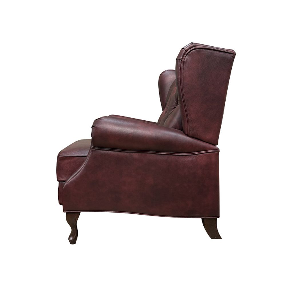 Кресло "Рафаэль Махагон" каретная стяжка