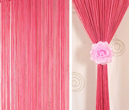 Кисея легкая однотонная - темно-розовая, 300 х 280 см. Арт.6А