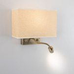 Citilux Декарт CL704303 Бра с бежевым абажуром и диммером