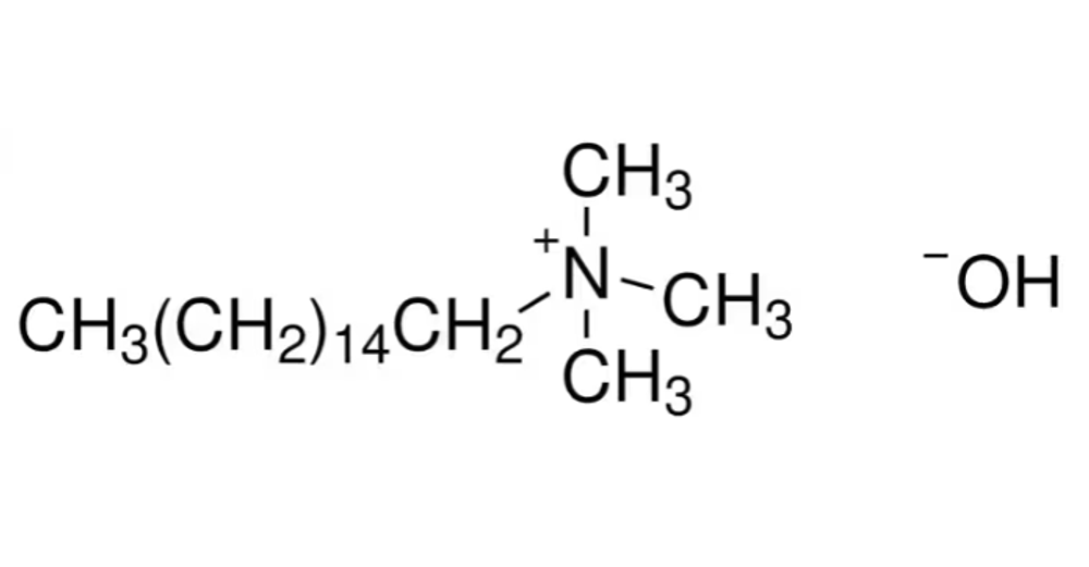 Цетилтриметиламмоний гидроксид - формула