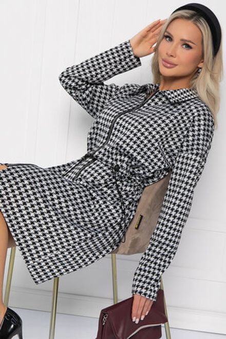 Платье Зарина (черно-белое) П14227-5М LT Collection