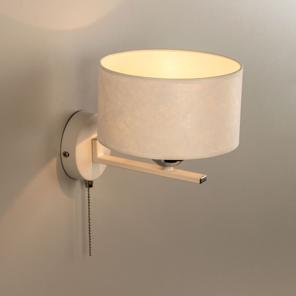 Citilux Тильда CL469310 Бра с абажуром и выключателем Белое