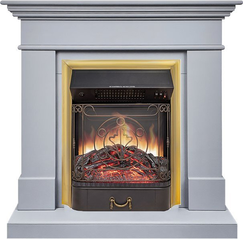 Каминокомплект California STD CRM (Разборный) - Санд смоук с очагом Majestic FX M Brass