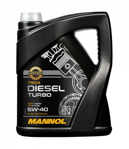 Масло моторное MANNOL Diesel Turbo 5W-40 синтетическое 5 л