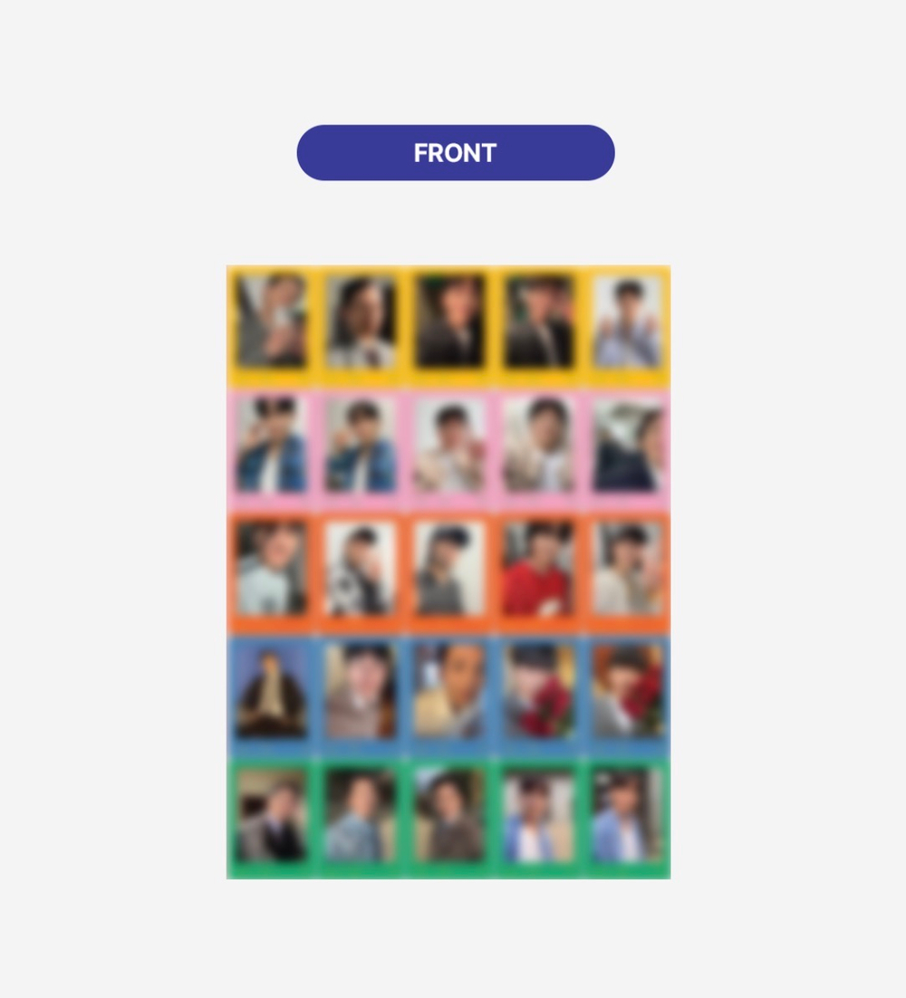 Сет коллекционных рандом карточек MD JI CHANG WOOK