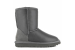 UGG Mens Classic Short Metallic Grey
