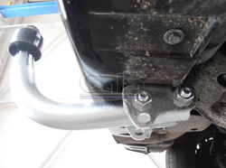 Фаркоп оцинкованный Galia M113A для Mercedes A-Class w169 2004-2012, Mercedes B-Class w245 2005-2011(паспорт и сертификат в комплекте)(без электрики)