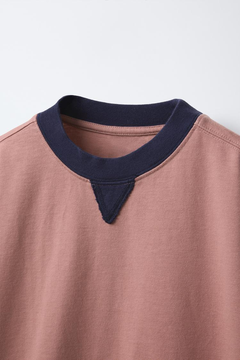 ZARA КОМБИНИРОВАННЫЙ ЛОНГСЛИВ, РОЗОВЫЙ