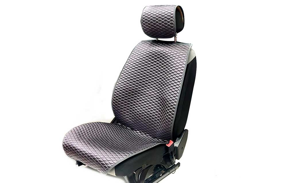 Накидки сидений перед Coolpart MAXIMAL (к-т2шт) - XX4-GRGR - серый/ шов серый A