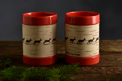 Кружка большая фарфоровая без ручки. Коллекция Christmas (Рождество)