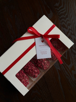 Набор эклеров - Малиновый йогурт 5шт