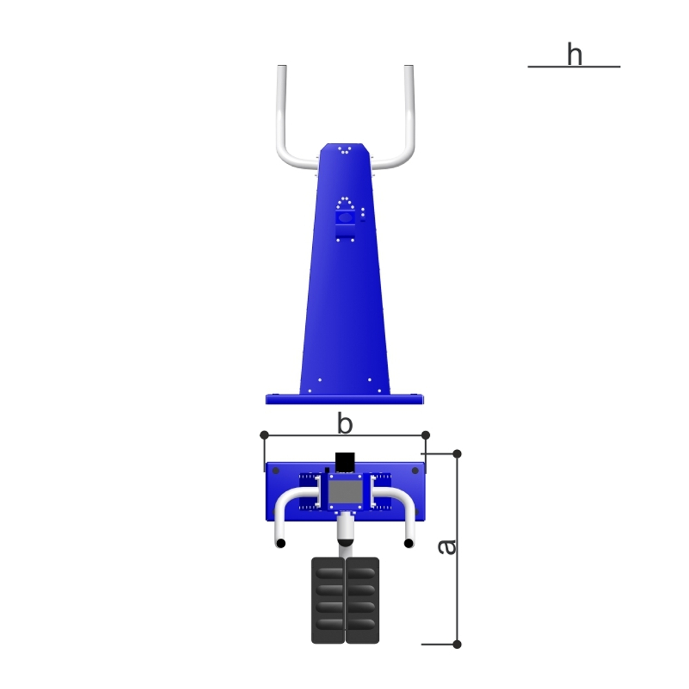 Уличный тренажер «Маятниковый» для спортивной площадки Romana 207.30.05