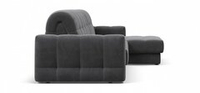 Угловой диван Босс Слип 160 Велюр Монолит серый