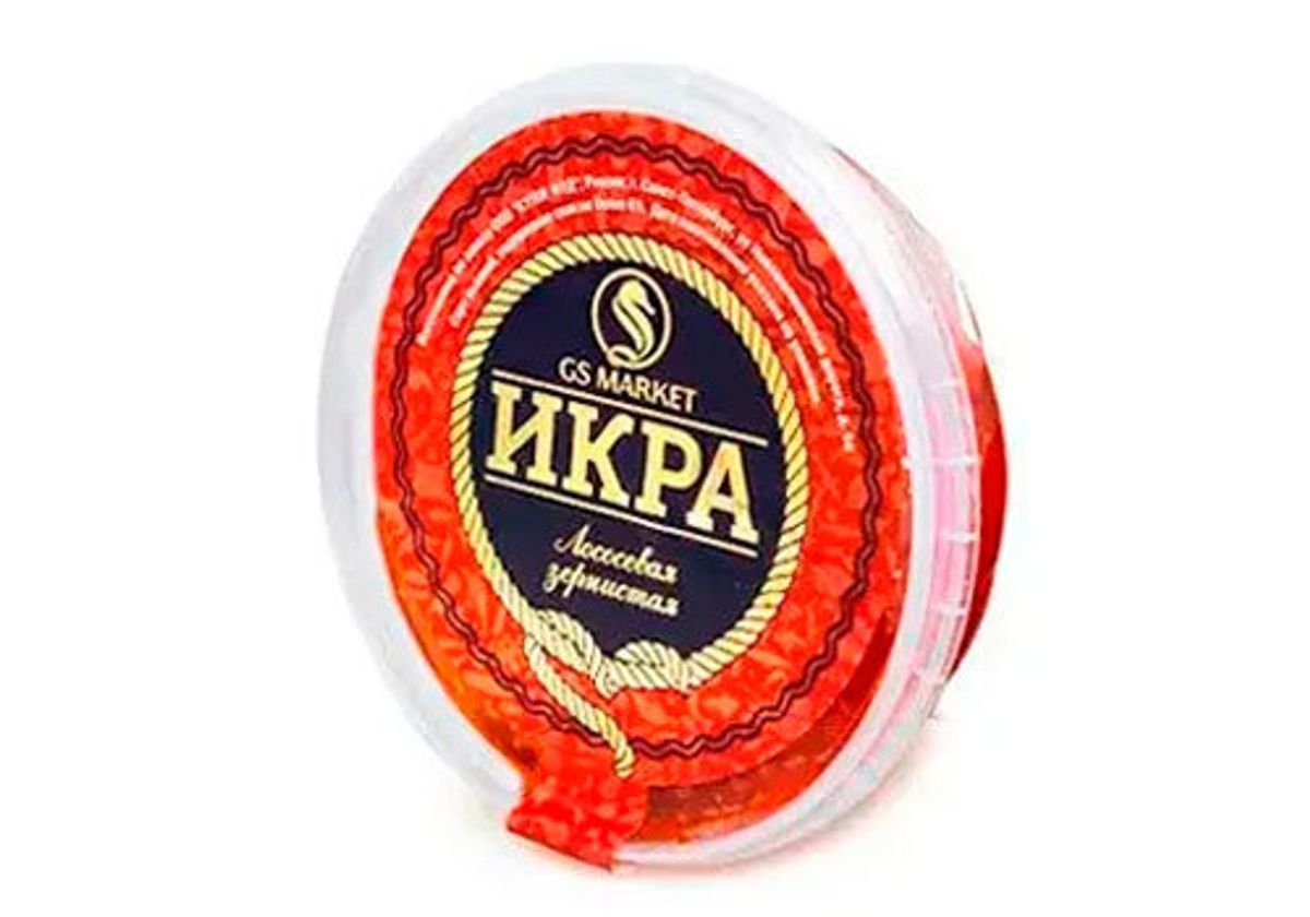 Икра красная кеты, 100г