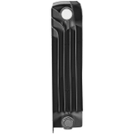 Радиатор биметаллический STOUT TITAN VENTIL 350 - 4 секции (подключение нижнее правое, цвет графит RAL 7024)