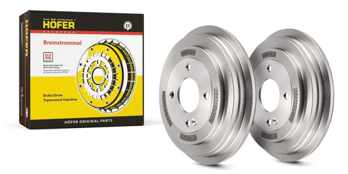 Барабан тормозной Hyundai Solaris Kia Rio III задн. (2 шт) (HOFER)