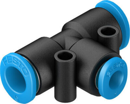 QSMT-6-4 Тройник с цанговым зажимом