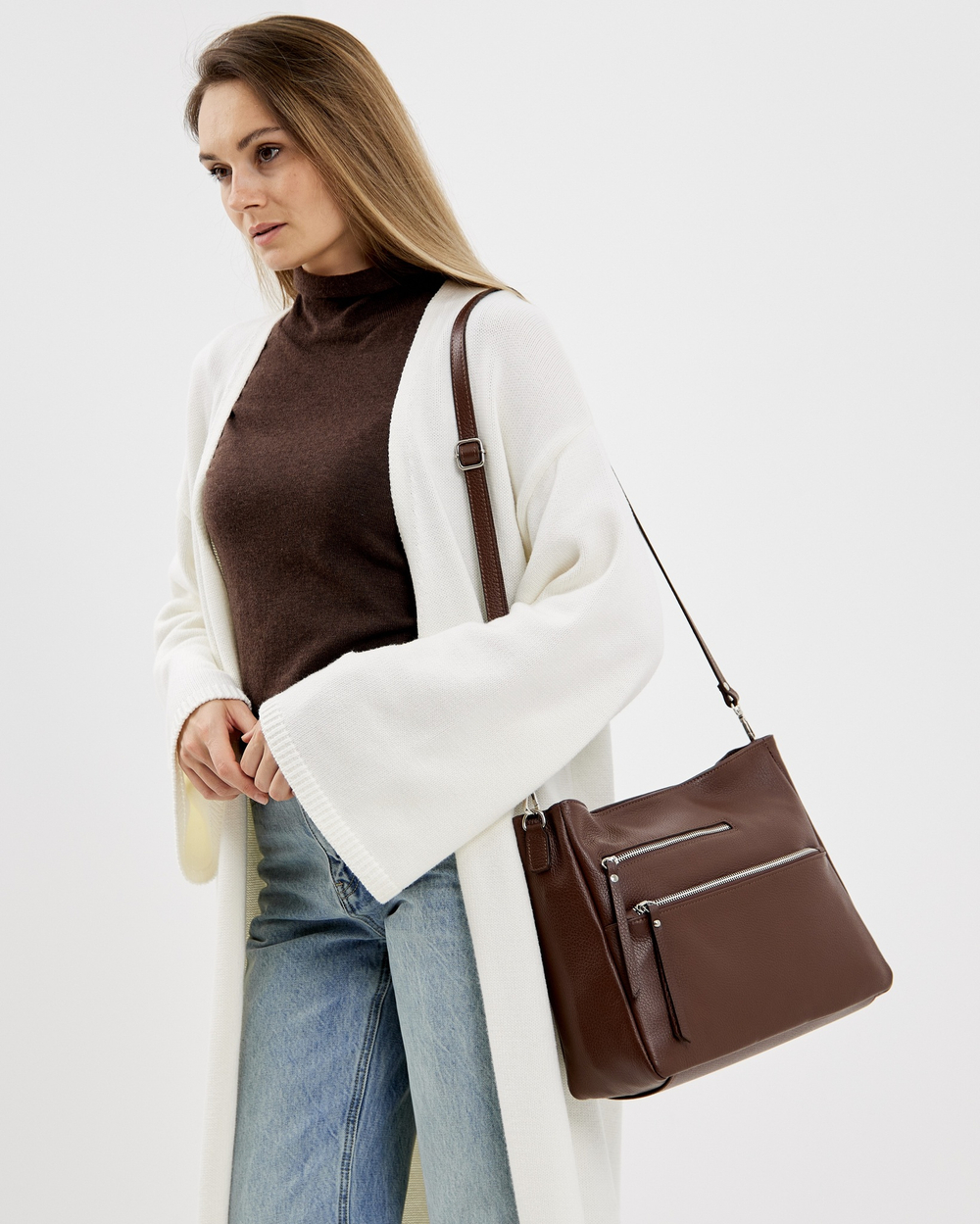 Сумка 564 03 коньячный