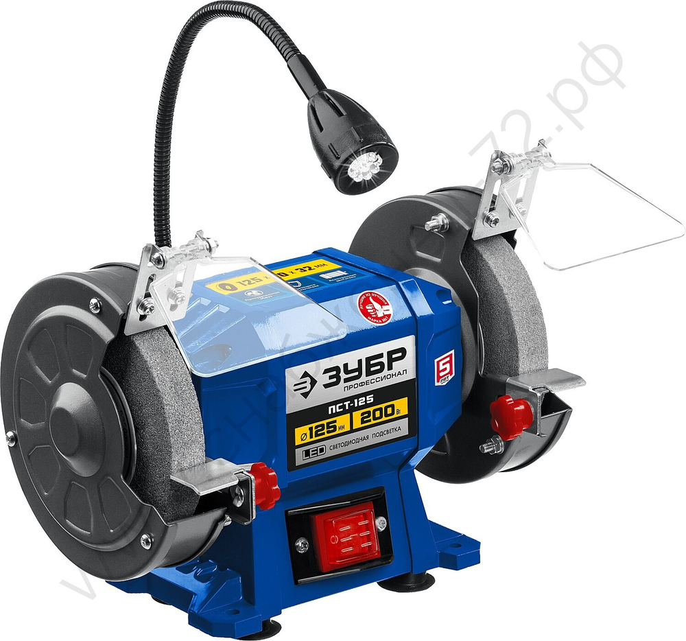ЗУБР d 125, 200 Вт, Точильный станок, Профессионал (ПСТ-125)