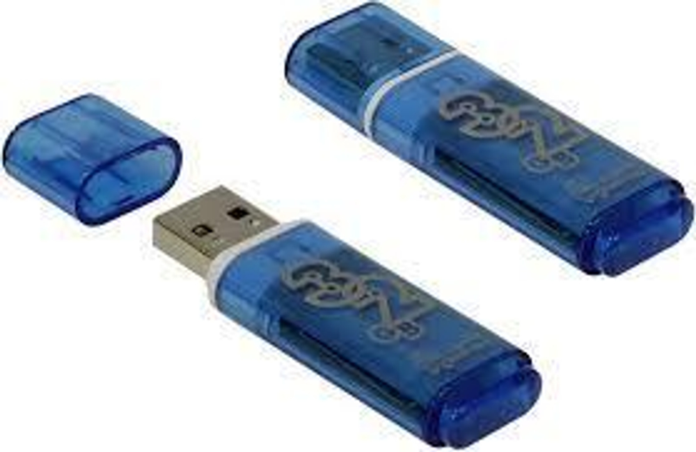Флеш-накопитель 32 Gb Smartbuy Glossy Blue
