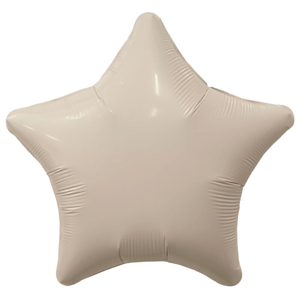 Р 19"/48 см, Звезда, Сатин Мистик, Крем, 1 шт.