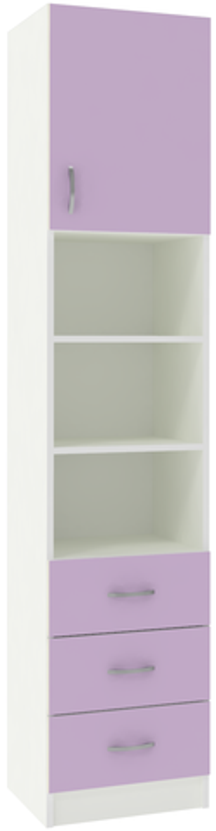 Пенал полуоткрытый КарИВи КИВи Белый  Ирис