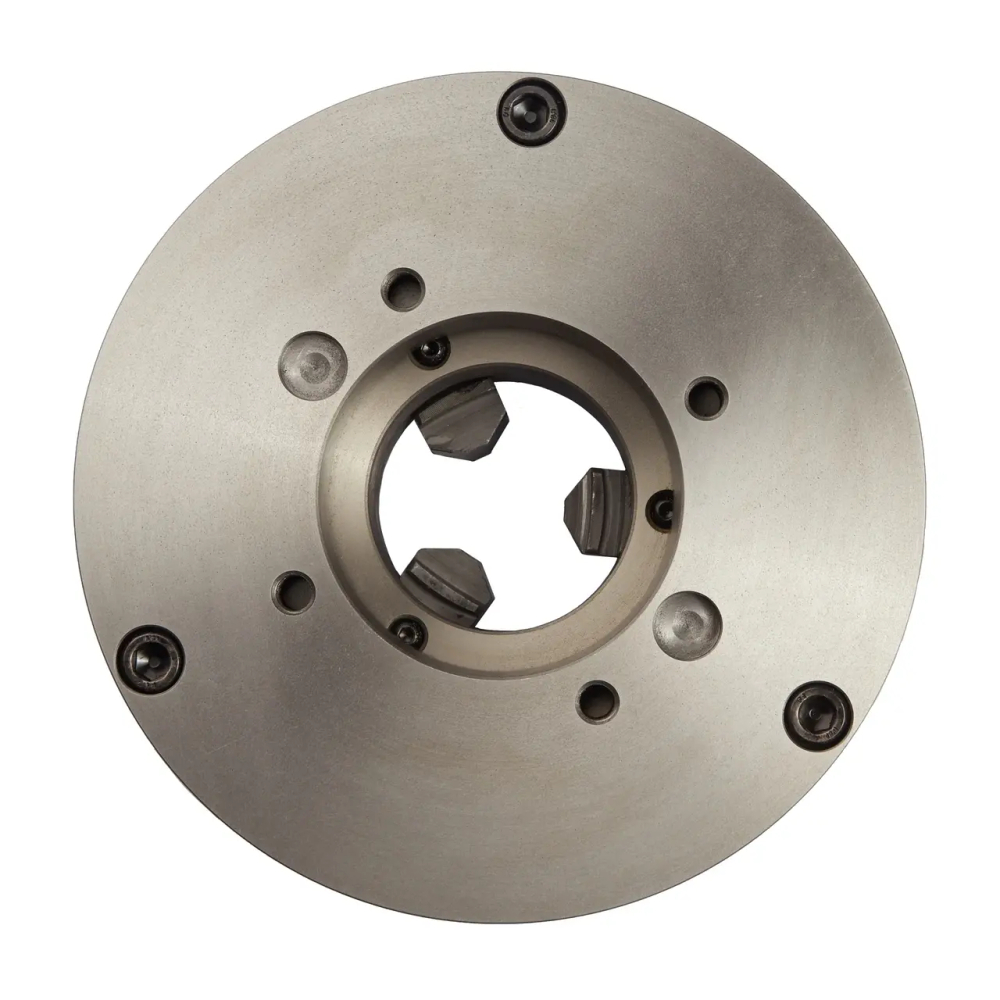 Токарный патрон К11-315C/С6, посадка на условный конус 6, трехкулачковый, самоцентрирующийся, сборные кулачки