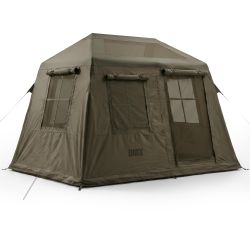 Надувная палатка UNIX Camp Vega 3х2 зеленый (+ навес)