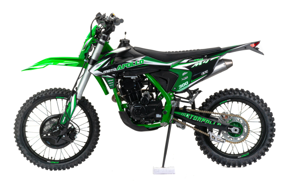 Мотоцикл Кросс Moto Apollo M4 300 EFI (175FMM PR5) зеленый